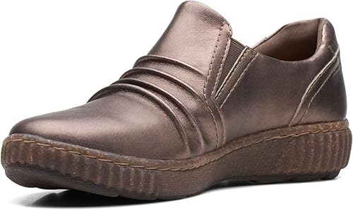Clarks Women's Magnolia Faye Slip on Shoe Bronze