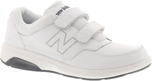 New Balance Men's 813 v1 Hook and Loop Walking Shoe White