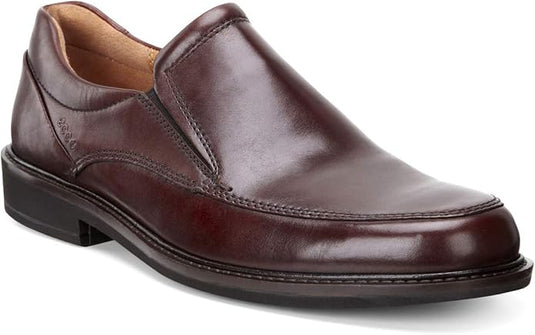 Ecco Men's Holton Apron Toe Slip-on Dress Shoe Rust