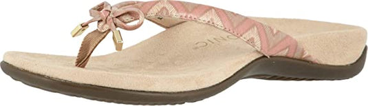 Vionic Women's Bella Toe Post Sandals Dusty Pink