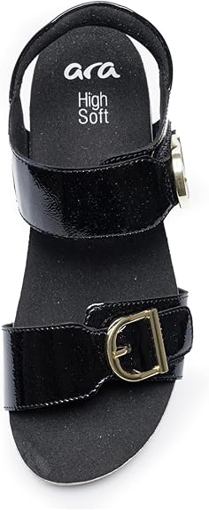 ARA Women Nora | Norderney Wedge Sandal Black