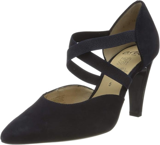 ARA Women's Frauke Strappy Court Shoes Black
