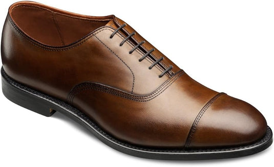 Allen Elmonds Men's Park Avenue Plain-toe Oxford Dress Shoe Bourbon