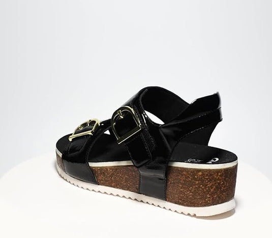 ARA Women Nora | Norderney Wedge Sandal Black