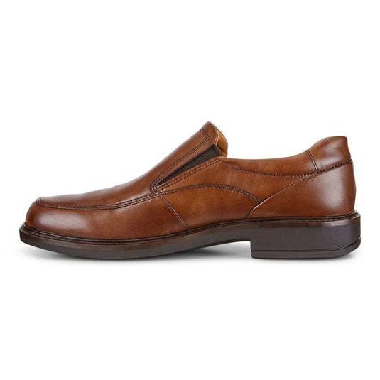 Ecco Men's Holton Apron Toe Slip-on Dress Shoe Amber