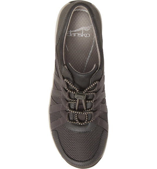 Dansko Women's Honor Sneakers Charcoal / Metallic Suede