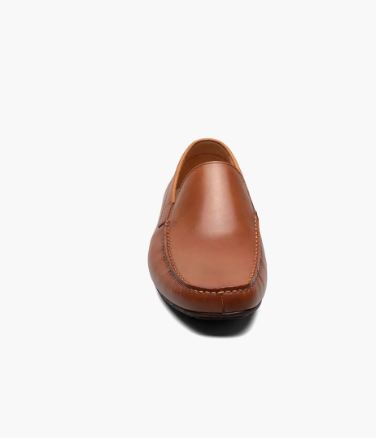 Florsheim Men's TALLADEGA Moc Toe Venetian Driver Cognac