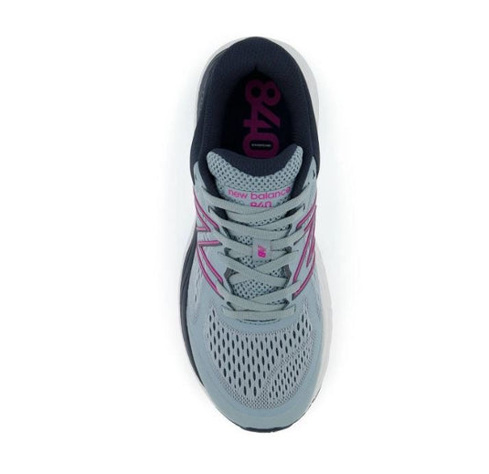 New Balance Women's 840v5 Cyclone with eclipse and magenta pop