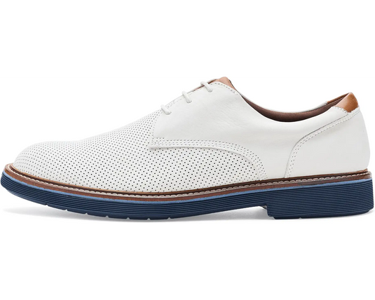 Johnston & Murphy Tyson Perfed Plain Toe Men's - White