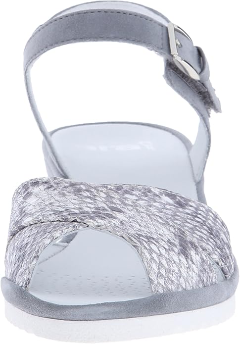 ARA Women's Cadence Dress Sandal Grey Snake