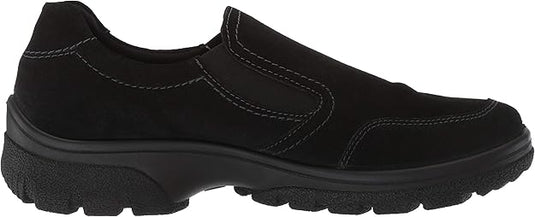 ARA Women's Shanaya Gore-tex Slip on Shoe Black Suede
