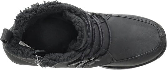 Trotters Women's Snowflake III Boot Black Micro fabric