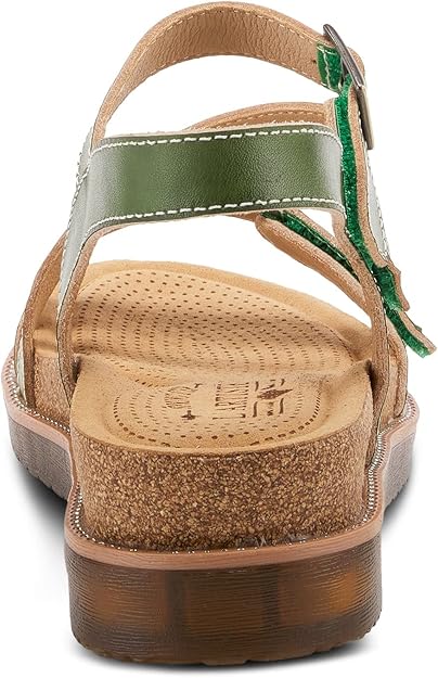 Spring Step L'Artiste Women's Dialog Strap Sandal Green