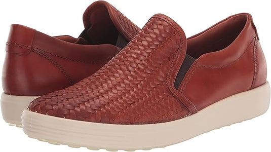 Ecco Women's Soft 7 Slip-On Cognac