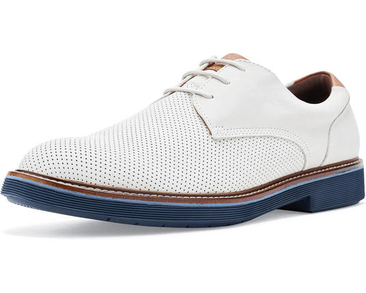 Johnston & Murphy Tyson Perfed Plain Toe Men's - White