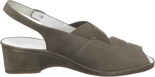 Ara Women's Rumor Slingback Sandal Taupe Nubuck
