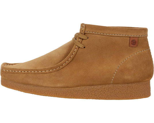 Clarks Men's Shacre Wallabee Boot Dark Sand Suede