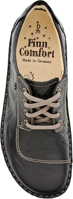Finn Comfort Women's Lexington Black Plissee