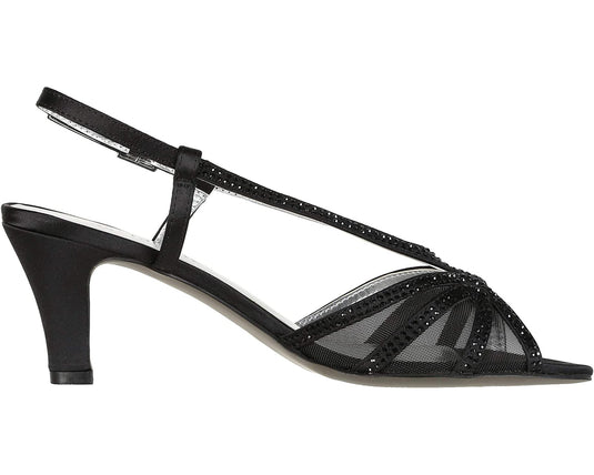 David Tate Women's Refined Black Satin