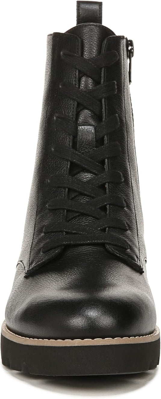 Vionic womens Lani Lace up Ankle Boot Black