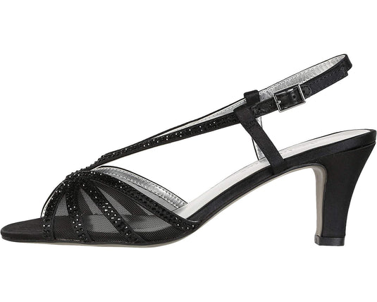 David Tate Women's Refined Black Satin