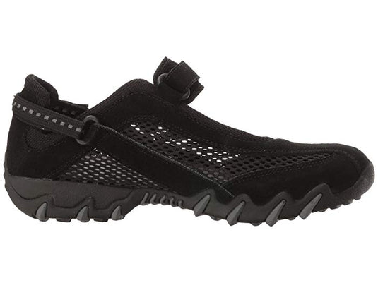 Mephisto Allrounder Women's Niro Mary Jane Black Suede/Mesh