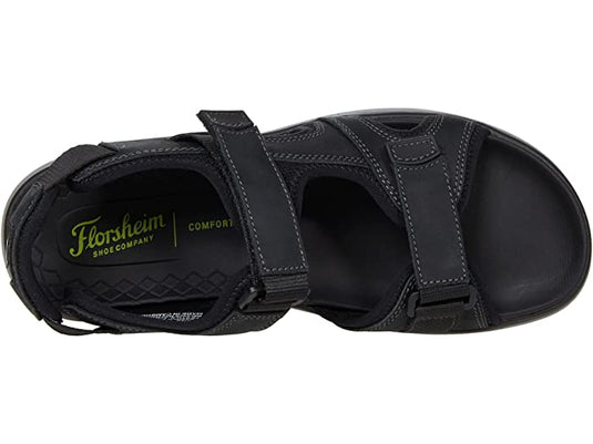 Florsheim Men's Sandals Venture River Black