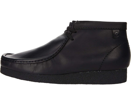 Clarks Men's Shacre Wallabee Boot Black Leather