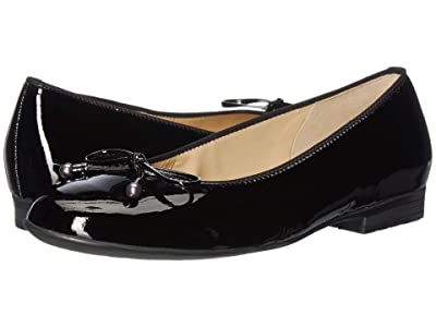Ara Women's scout ballet flat Black patent