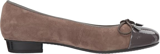 ARA Women's Betty flat shoe Alapaca Suede