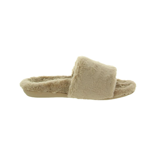 Vionic Womens Dream Flats Slide Slippers Cream