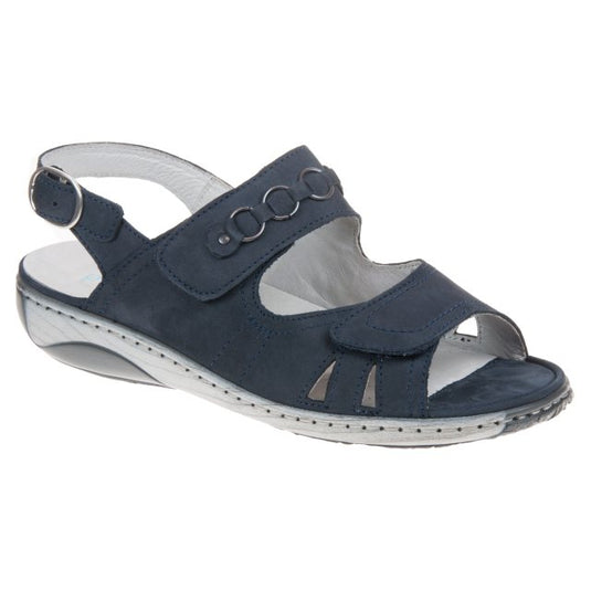 Waldlaufer Women's Garda Sandals Marine