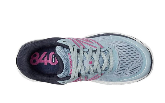 New Balance Women's 840v5 Cyclone with eclipse and magenta pop