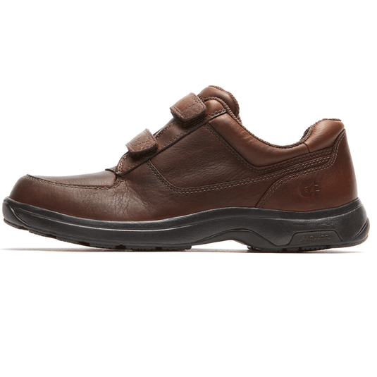 Dunham Men's Winslow Hook & Loop Walking Shoe Brown