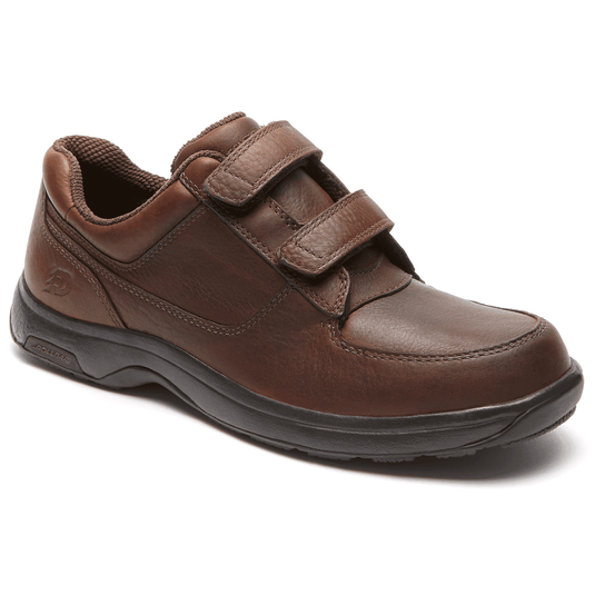 Dunham Men's Winslow Hook & Loop Walking Shoe Brown