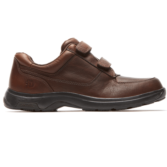 Dunham Men's Winslow Hook & Loop Walking Shoe Brown