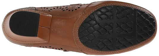 Aravon Women's Flex Lacey Dress Sandal Brown