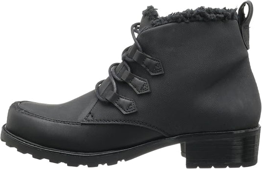 Trotters Women's Snowflake III Boot Black Micro fabric