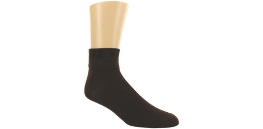 SAS Ruffled Diamond Women's Socks - Brown- Medium