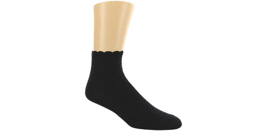 SAS Crotchet Net Womens's Socks - Black - Medium