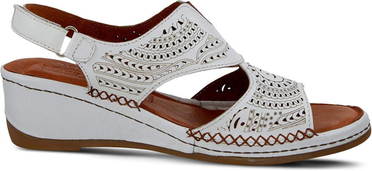 Spring Step Women's Tourner Slingback Sandal White
