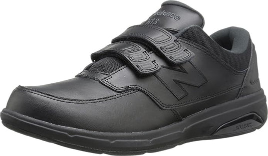 New Balance Men's 813 v1 Hook and Loop Walking Shoe Black