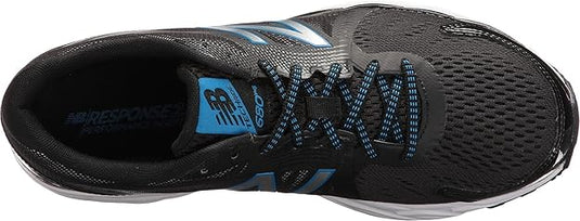 New Balance Men's 680v4 Black/White/Electric Blue M680LB4