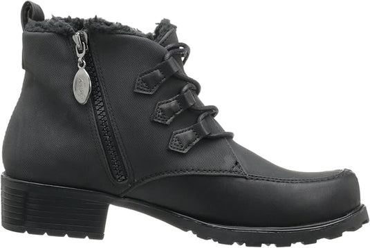 Trotters Women's Snowflake III Boot Black Micro fabric