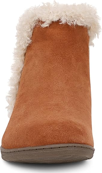 Vionic Unwind Booties Women's Tan Suede