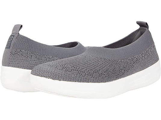 Uberknit Slip on Ballerina Pewter