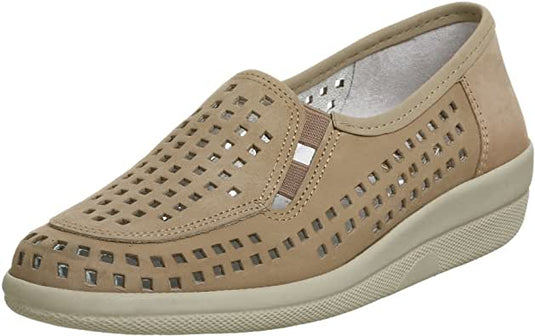 Spring Step Women's Twila Loafer Flat Beige
