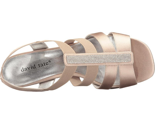 David Tate Women's Eve Sandals Champayne