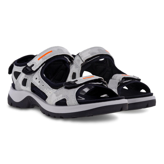 Ecco Women's Offroad Flat Sandals Multicolor White