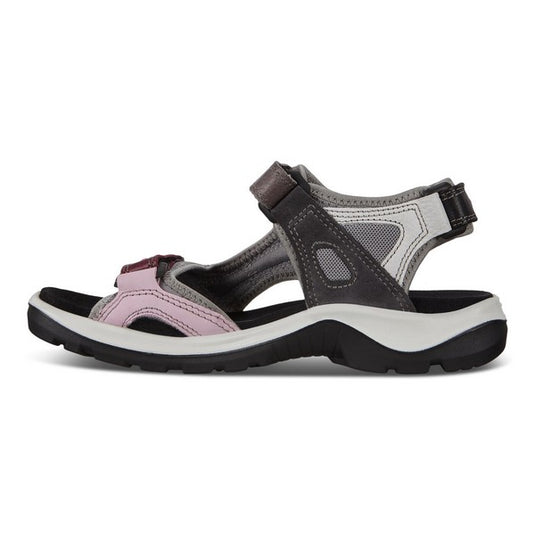 Ecco Women's Offroad Flat Sandals Multicolor Wine